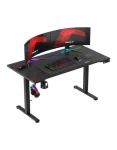 Huzaro Hero 8.7 RGB černá / Elektrický herní stůl / 140 x 70 x 72 - 118 cm (HZ-HERO 8.7 RGB)
