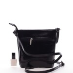 Dámská kožená crossbody Tereza black