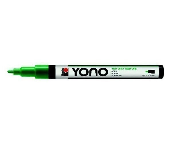 Marabu YONO akrylový popisovač 0,5-1,5 mm - sytě zelený