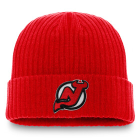 Fanatics Pánská zimní čepice New Jersey Devils NHL A/CAP Beanie W/CUFF