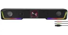 Speed Link GRAVITY RGB černá / Soundbar / Stereo / RGB podsvícení / Bluetooth