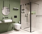 DEANTE - Silia černá - WC kartáč, nástěnný ADI_N711