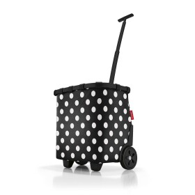 Nákupní košík na kolečkách Reisenthel Carrycruiser Frame Dots white