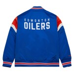 Mitchell Ness Pánská Bunda Hartford Whalers NHL Heavyweight Satin Jacket Velikost: