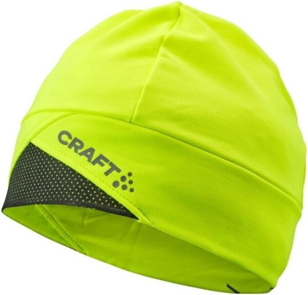 Craft ADV Lumen čepice fleece - Běžecká čepice CRAFT ADV Lumen Fleece - žlutá Velikost textilu: S-M