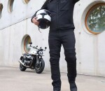 Kalhoty na moto Trilobite Parado doublelayer Aaaa slim fit men jeans black level 2 (prodloužené) - 38 / černá