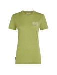 ICEBREAKER Wmns Mer 150 Tech Lite SS Tee Adventure Rid, Olive (vzorek) velikost: S
