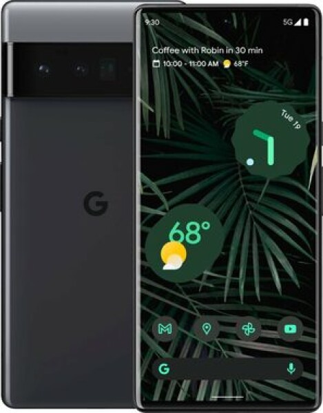 Google Pixel 6 Pro 5G 128GB černá / 6.71/ OC 2x2.8+2x2.25+4x1.8GHz / 12GB / 128 GB / 50+48+12+11Mpx / Android 12 (GA03149-DE)