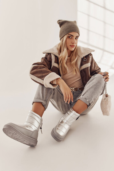 Dámské Sněhule Big Star II274118 Stříbrné 37