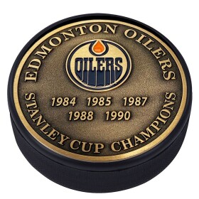 Fanatics Puk Edmonton Oilers NHL Stanley Cup Champions Medallion Collection