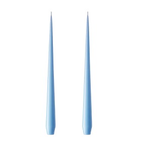 Ester & erik Svíčka Taper 32 cm – 59 Sky Blue – set 2 ks, modrá barva, vosk