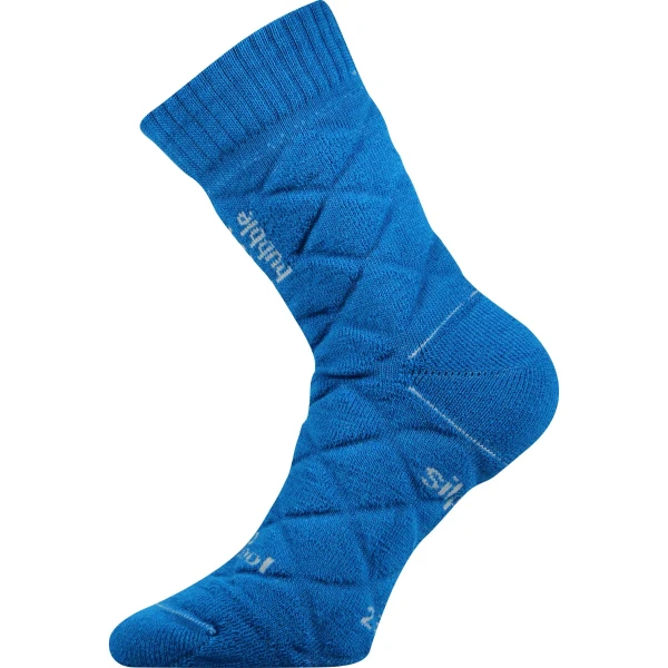 VOXX Ponožky silné dvouvrstvé z merino FORCE s ionty stříbra MODRÉ 39-42 111795
