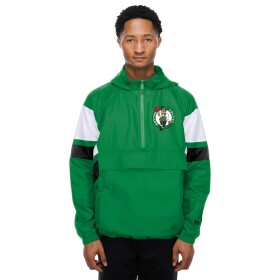 New Era Pánská bunda Boston Celtics NBA Quarter Zip Windbreaker Velikost: 2XL