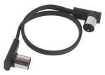 Rockboard Flat MIDI Cable Black 30 cm