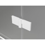 MEXEN/S - Lunar T sprchový kout dveře křídlové pravá 120 x 90, transparent, bílá 834T-120-090-20-00-P