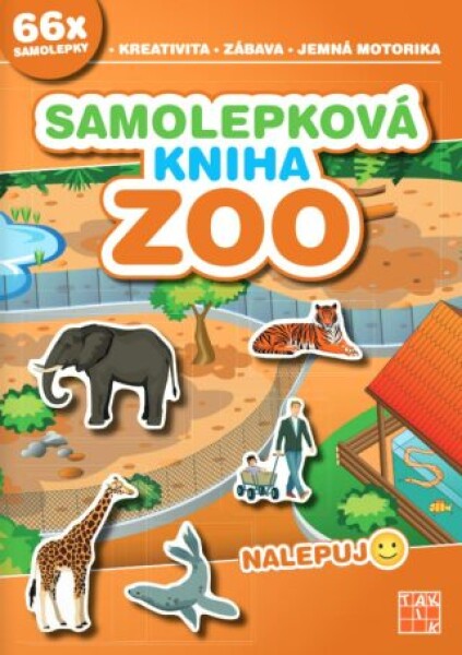 Samolepková kniha ZOO - Nalepuj