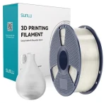 Sunlu PETG filament průhledná / Struna pro 3D tiskárnu / PETG / 1 kg (PETG T)