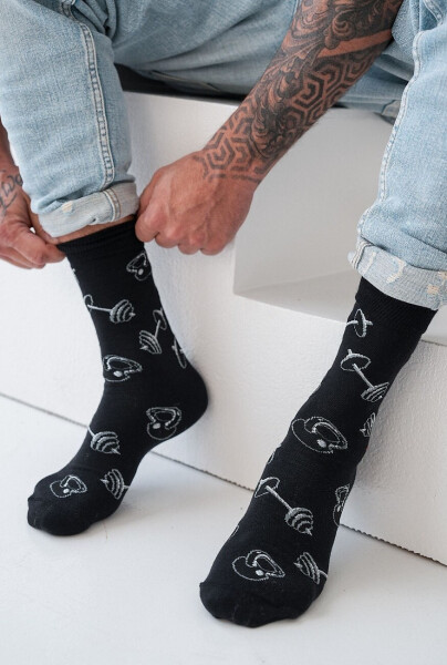 Milena Avangard 0125-110 Tělovýchovné ponožky 39-46 černá 39-42