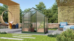 Polykarbonátový skleník – Vitavia Venus 2500, PC 4 mm zelený