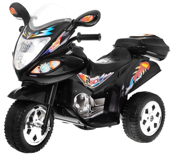 Mamido Dětská elektrická motorka skútr černý 1188