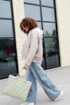 Stylová kabelka Reisenthel Daily Shopper Puffer iced matcha
