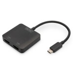 Renkforce RF-5234038 USB-C® / HDMI kabelový adaptér [1x USB-C® zástrčka - 1x HDMI zásuvka] černá stínění pletivem 0.15 m