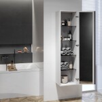 CERSANIT - Sada C727 VIRGO bílá (sloupek FSC MIX70% SGSCH-COC-007574 + černá úchytka) VIR S4019-008