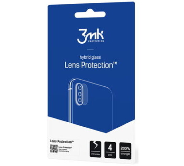 3mk Lens Hybridní sklo ochrana kamery pro Samsung Galaxy Z Flip4 (4ks) (5903108489058)