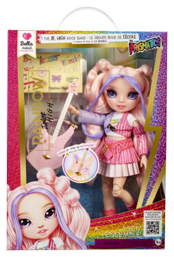 Rainbow High Junior Fashion panenka v rockové kapele - Bella - MGA