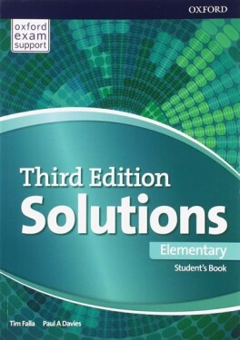 Solutions Elementary Student´s Book 3rd (International Edition) - Tim Falla