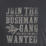 Bushman Pánské tričko Vogar, černé XXXXL