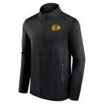 Fanatics Pánská Bunda Chicago Blackhawks RINK Fleece Jacket Black-Black Velikost: