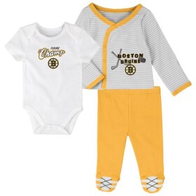 Outerstuff Dětské Body 3v1 Boston Bruins NHL 3 Piece Set Velikost: Batole 3-6 Měsíců