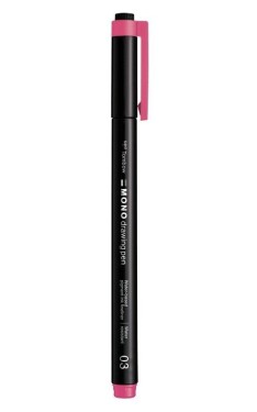 Tombow Fineliner MONO drawing pen, 0,35mm - růžová