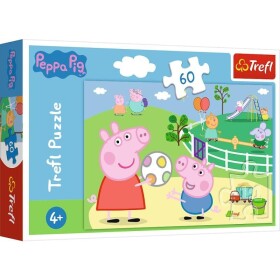 Trefl Puzzle Peppa Pig - Zábava s přáteli / 60 dílků