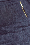 Dámské bavlněné šaty JEANS v se zipy tmavě modré Tmavě modrá / S tmavě modrá s model 15042672 - numoco