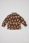 DEFACTO Baby Boy Twill Long Sleeve Patterned Shirt