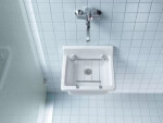 DURAVIT - Starck 3 Výlevka 480x425 mm, bez otvoru pro baterii, s WonderGliss, bílá 03134800001