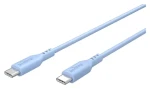 Goobay modrá / Kabel USB-C / silikonový / 1,5 m (77741)