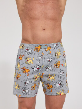Boxerky Cornette Classic 001/197 S–2XL šedá XL