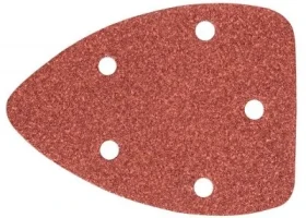 Graphite 57H822 / Brusný papír na dřevo | kov | plast / Zrnitost K60 / Rozměry 140 x 97 mm / 5 otvorů / 5 ks (57H822)
