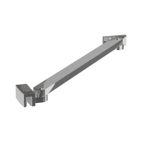 Erga Paris, rohová vzpěra pro sprchové zástěny o tloušťce skla 6/8/10 mm, délka 35cm, chromová, ERG-V02-PARIS-BAR35-CR