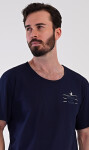 Pánské pyžamo šortky Surf tmavě modrá M