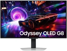 32" Samsung Odyssey G8 LS32FG816SUXEN stříbrná / Monitor / OLED / 3840x2160 / 240Hz / HDMI + DP / VESA (LS32FG816SUXEN)