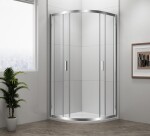 POLYSAN - EASY čtvrtkruhová sprchová zástěna 900x900, L/R, čiré sklo EL2615
