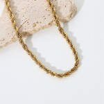 ELENYS Milano Chain – pozlacený náhrdelník 18K žluté zlato Délka: 38+5 cm / max. 43 cm