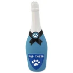 Dog Fantasy Hračka - Latex láhev sekt se zvukem modrá 16.5cm (454-31840)