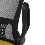 Dětská židle, houpací mechanismus, žlutá síťovina, KA-K2006 YEL