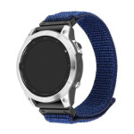 FIXED Nylonový řemínek Nylon Sporty Strap pro Garmin QuickFit 22mm tmavě modrý (FIXNST2-QF22MM-DBL)