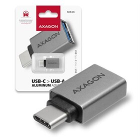 AXAGON RUCM-AFA redukce USB-C stříbrná / USB 3.1C M na USB A F (RUCM-AFA)